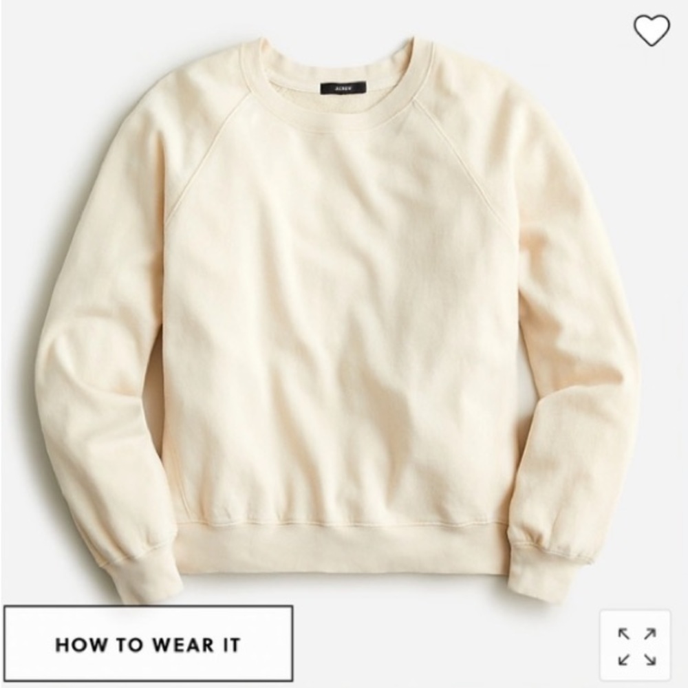 J. Crew Magic Rinse Sweatshirt